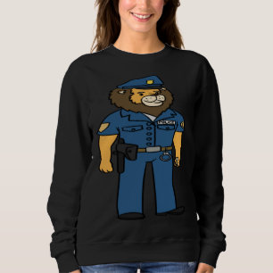 Lions police officer police lion sweatshirt