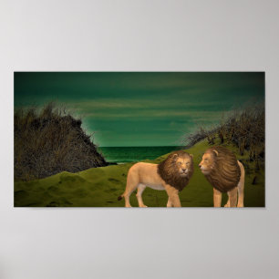 Lions Poster