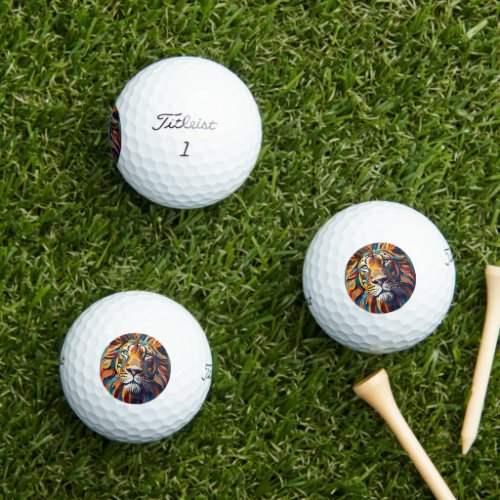 Lions Roar Golf Ball with Majestic Sticker