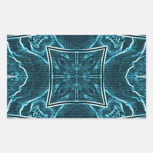 Lions Share Art Print Rectangular Sticker (Front)