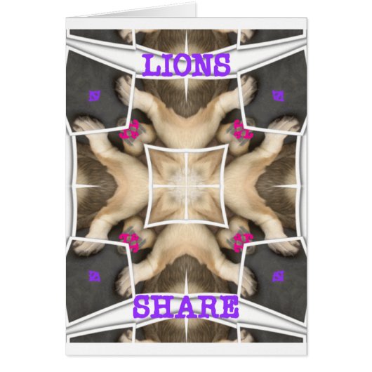 Lion's share cards (Front)