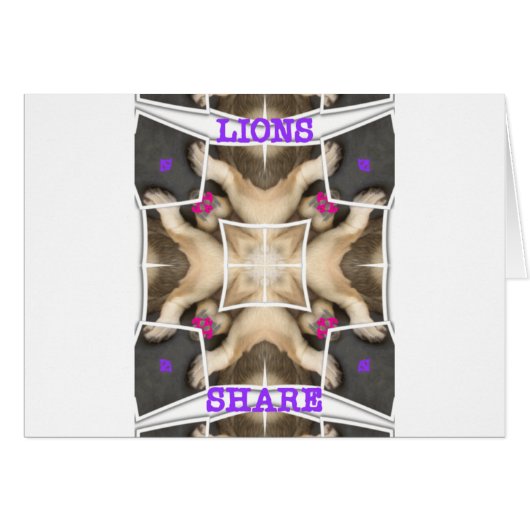 Lion's share cards (Front Horizontal)