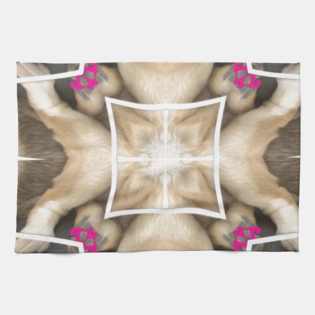 Lion's share kitchen towel (Horizontal)