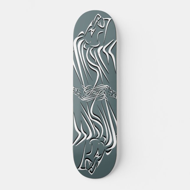 Lions Skateboard Running - Your Colors (Front)