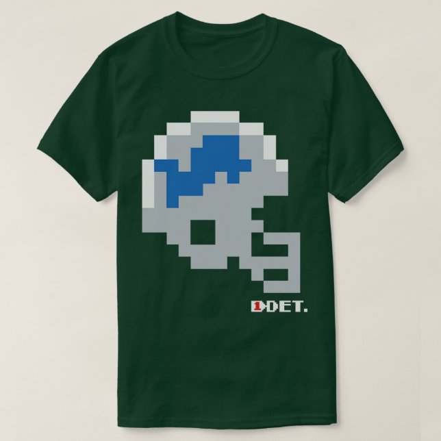 Lions Tecmo Bowl Helmet Pillow T-Shirt (Design Front)