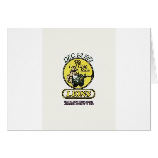 Lions The last race Card