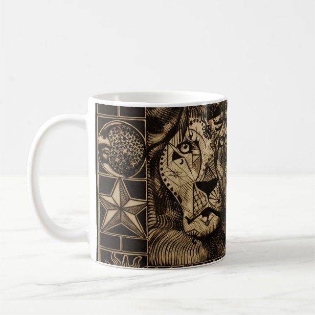 Lion's Third Roar Coffee Mug (Left)