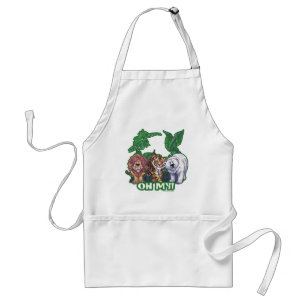 Lions Tiger Bears Oh My Adult Apron