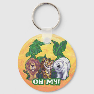 Lions Tiger Bears Oh My Keychain