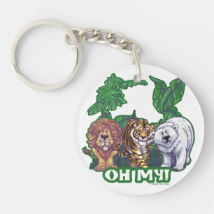 Lions Tiger Bears Oh My Keychain