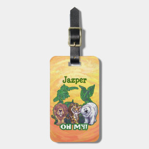 Lions Tiger Bears Oh My Luggage Tag