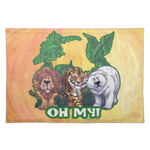 Lions Tiger Bears Oh My Placemat