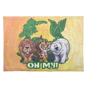 Lions Tiger Bears Oh My Placemat