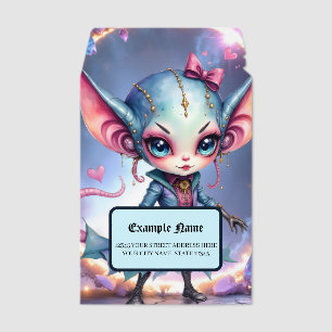 Liora – Crystal Heart from the Stars Envelope Mailers