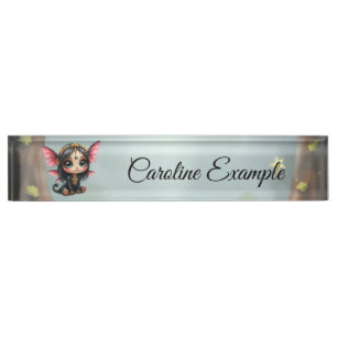 Liora – Keeper of Tiny Stars. Desk Name Plate