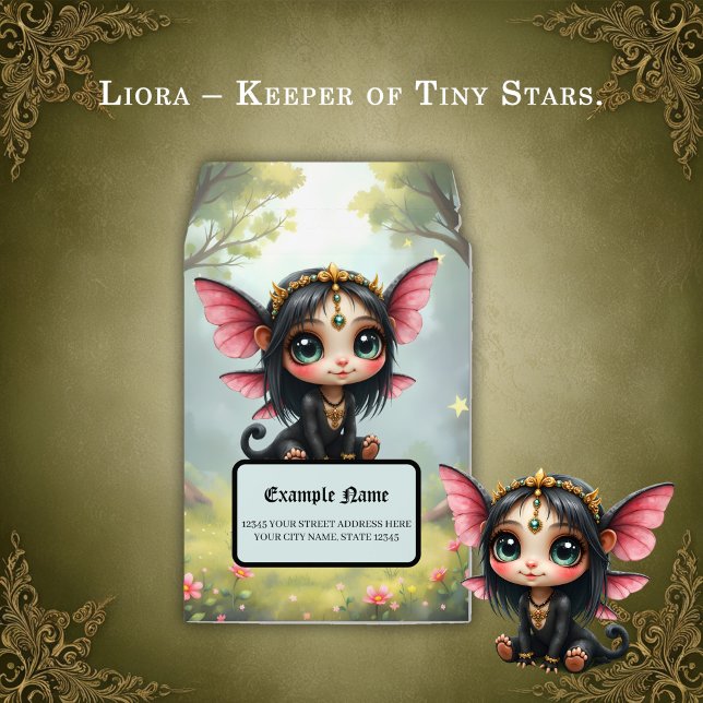 Liora – Keeper of Tiny Stars. Envelope Mailers (Creator Uploaded)
