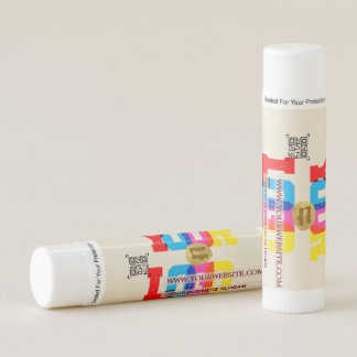 Lip Balm with Company Logo with QR code