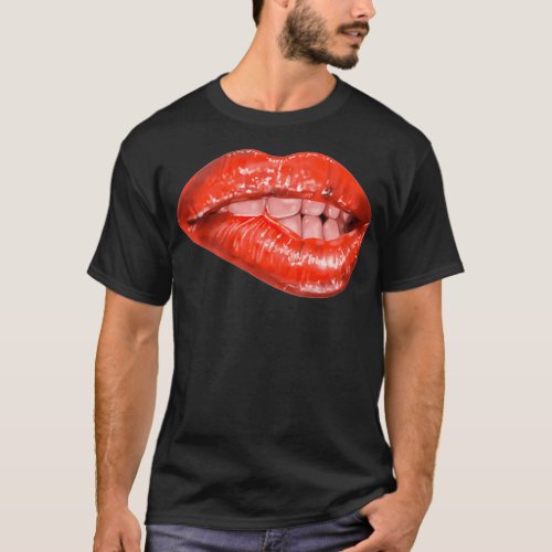 Lip bite T_Shirt