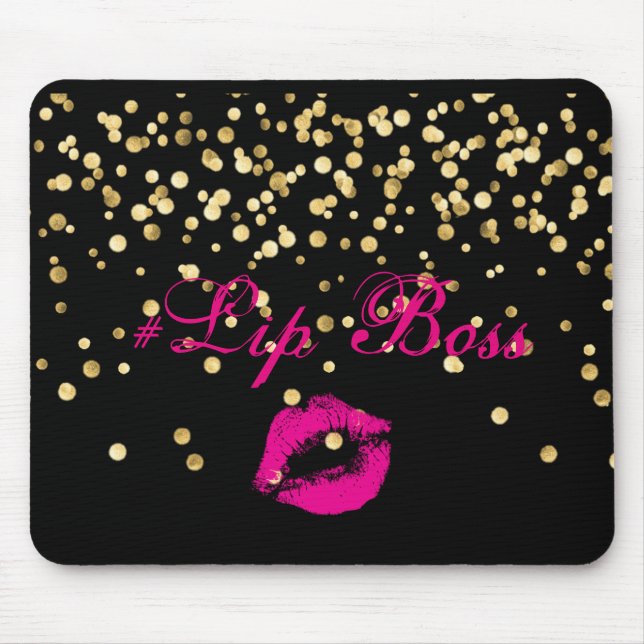 Lip Boss Mouse Pad (Front)