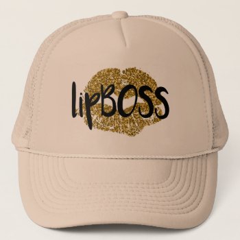 Lip Boss Trucker Hat by TheLipstickLady at Zazzle
