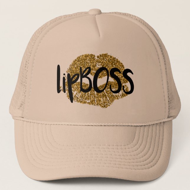 Lip BOSS Trucker Hat (Front)