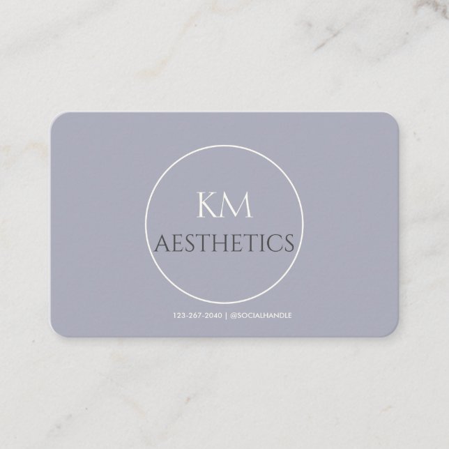 Lip Filler Aftercare Instruction Business Card (Front)