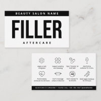 Lip Filler Botox Aftercare Instructions Editable