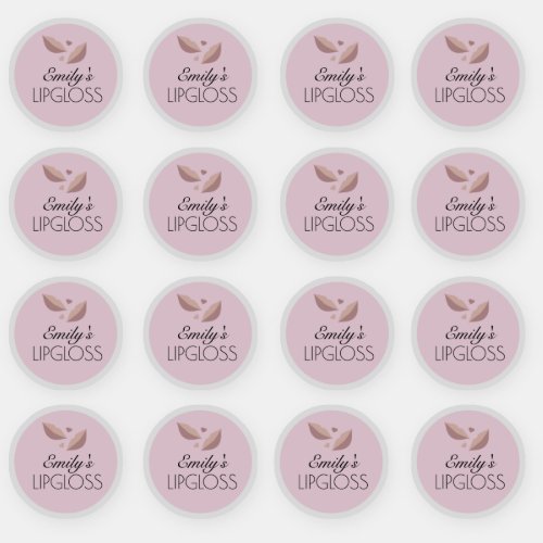 Lip Gloss Packaging Your Own Logo Photo Sticker