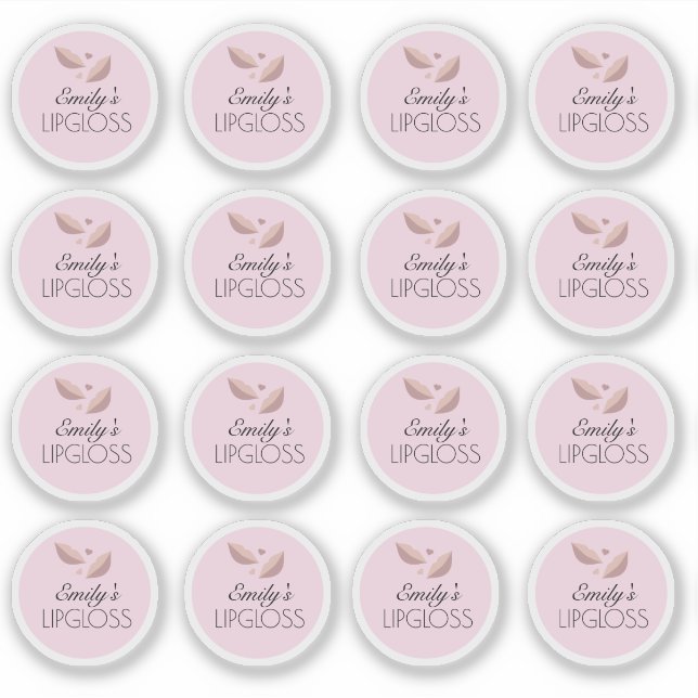 Lip Gloss Packaging Your Own Logo Photo Sticker (Front)