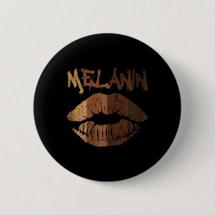 Lip Kiss Blm Bhm Black History Afro Pride Women Gi Button
