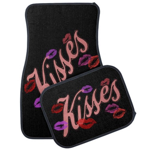 LIP KISSES  CAR FLOOR MAT