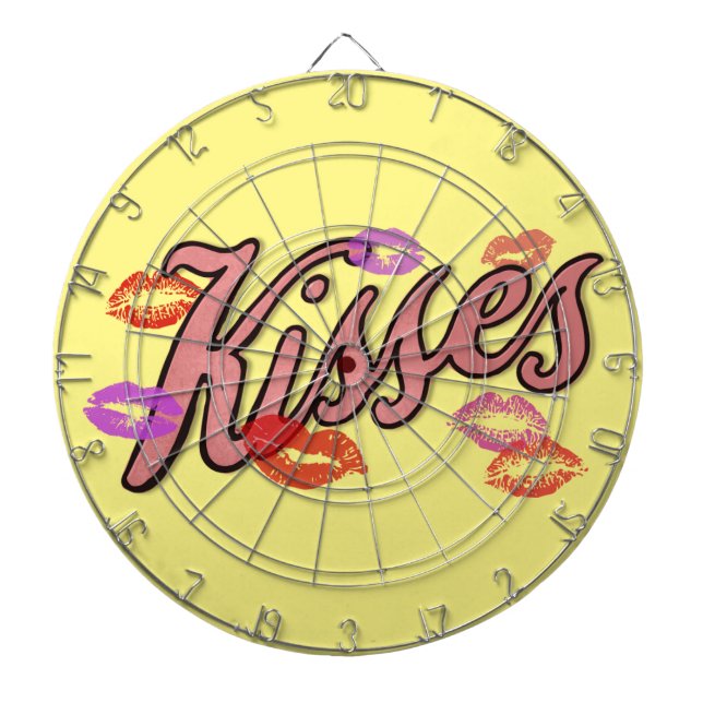 LIP KISSES  DART BOARD (Front)