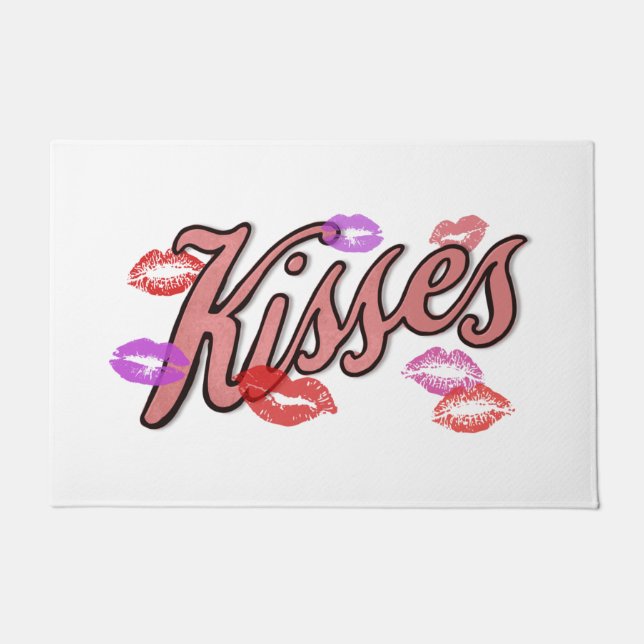 LIP KISSES  DOORMAT (Front)