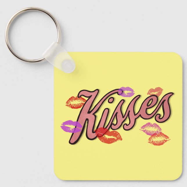 LIP KISSES  KEYCHAIN (Front)