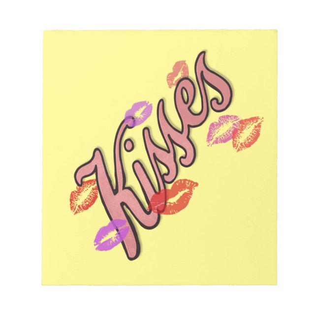 LIP KISSES  NOTEPAD (Front)