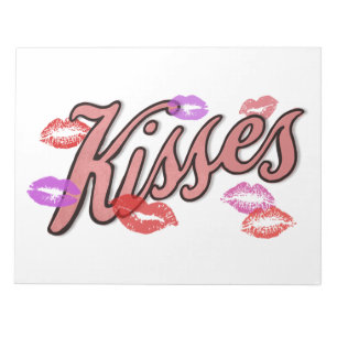 LIP KISSES NOTEPAD