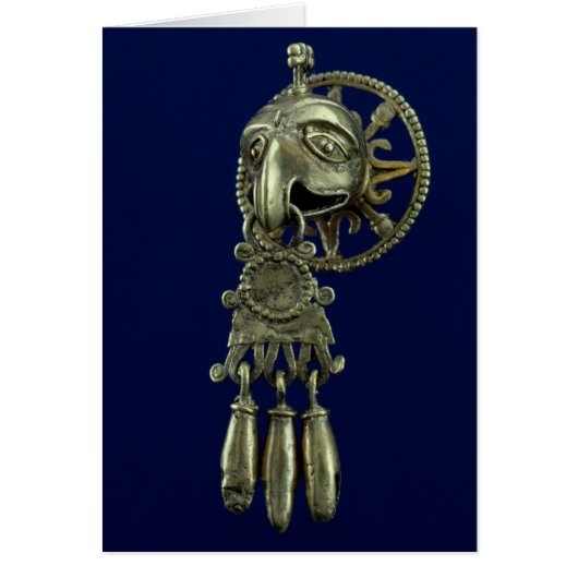 Lip plug of bird god cards (Front)