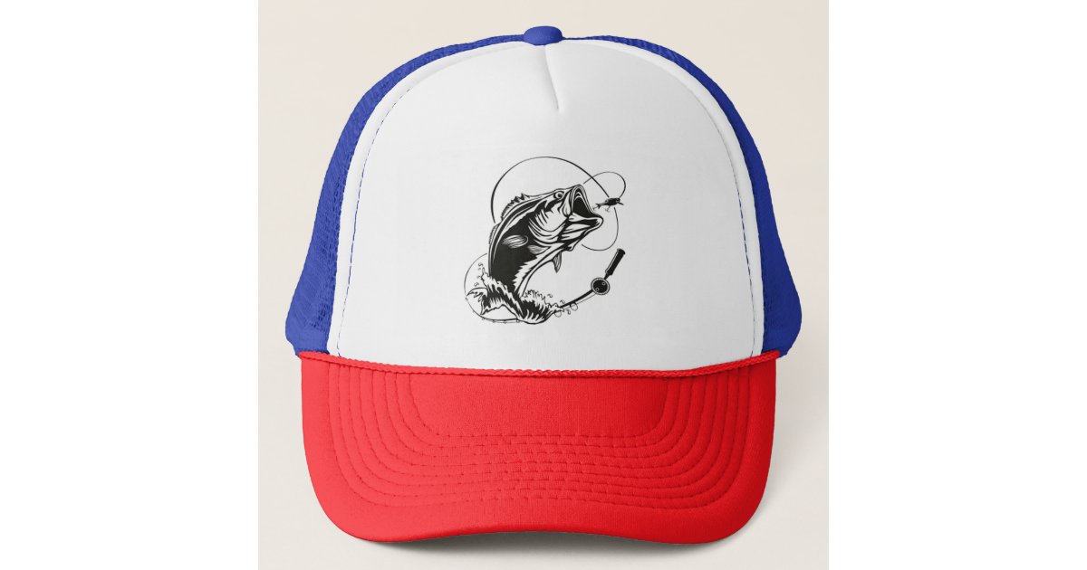 Smallmouth Bass Fishing Trucker Hat