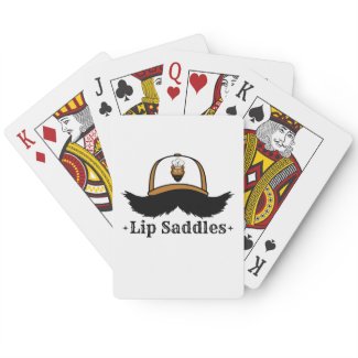 Lip Saddles Poker Cards