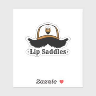 Lip Saddles Sticker