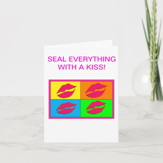 Lip Smack Note Cards (Front)