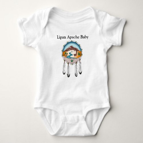 Lipan Apache Baby Jersey Bodysuit