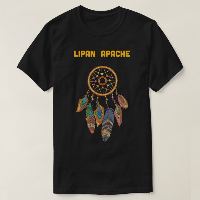 Lipan APACHE Native American Indian Dream Catcher  T-Shirt (Design Front)