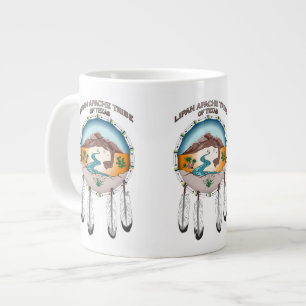 Lipan Apache Tribe 20 oz White Jumbo Mug