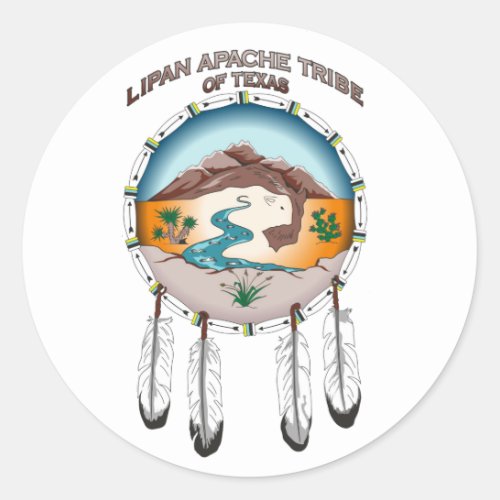 Lipan Apache Tribe of Texas Paper Sticker