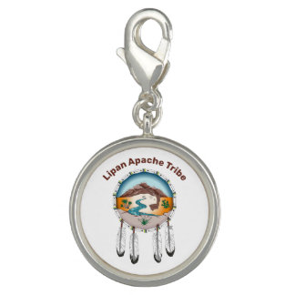 Lipan Apache Tribe Shield Charm for Bracelet