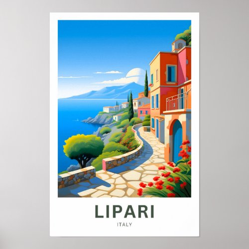 Lipari Italy Travel Print