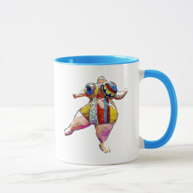 Lipoedema strong Lady Dancing Coffee Mug (Right)