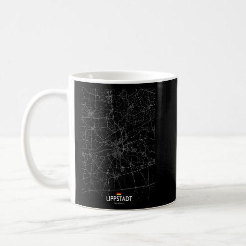 lippstadt germany City map Travel souvenir hometow Coffee Mug