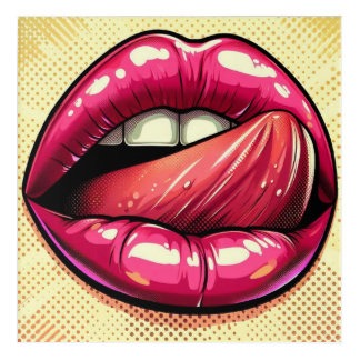 Lips Acrylic Print